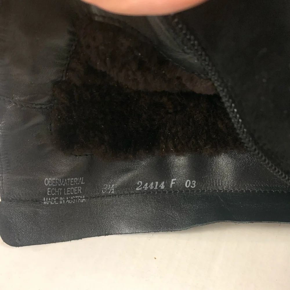 Paul Green Faux Fur Lined Suede Boots  - Size 6